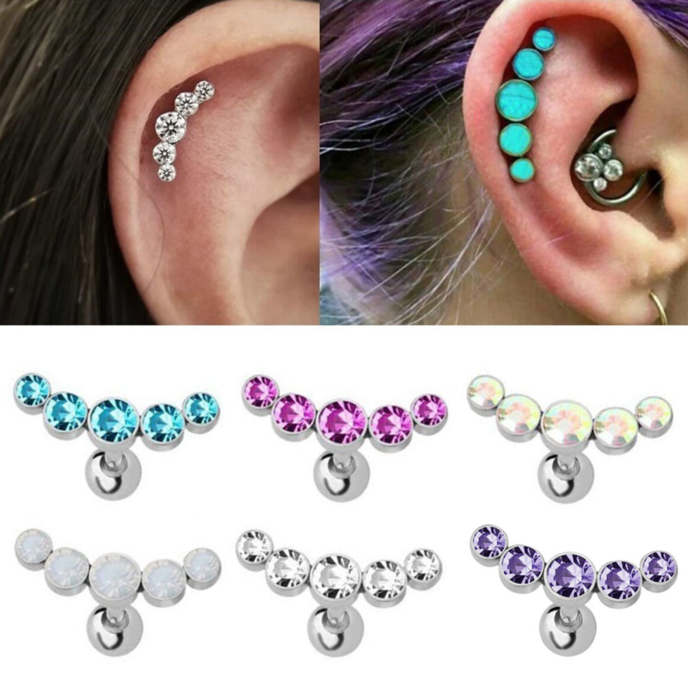 Body Jewelry And Earrings - 1 szt. Modny kolczyk sztyft ze