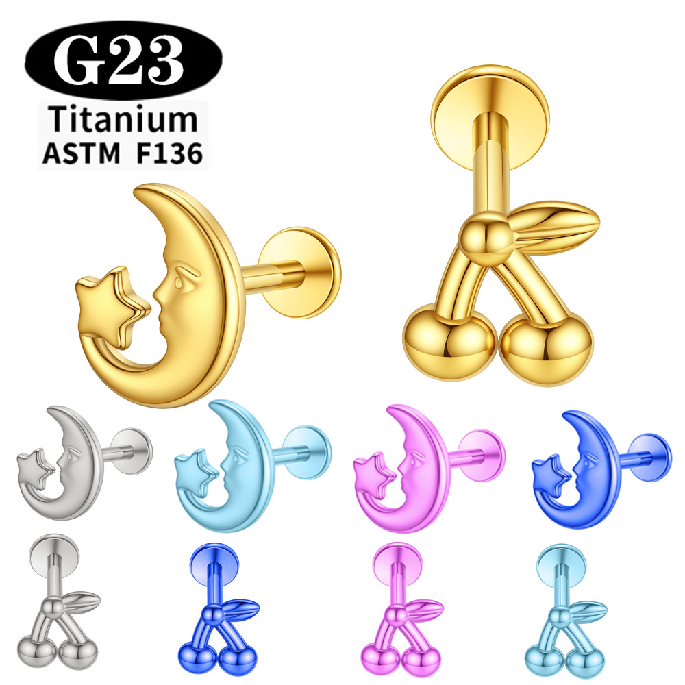 Body Jewelry Implant Grade Titanium - Implant Grade ASTM F136 Tytan Anodowany
