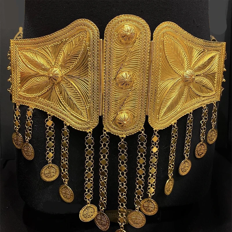 Body Jewelry Gold Plated - Kurdyjska luksusowa biżuteria ślubna Pozłacany łańcuszek