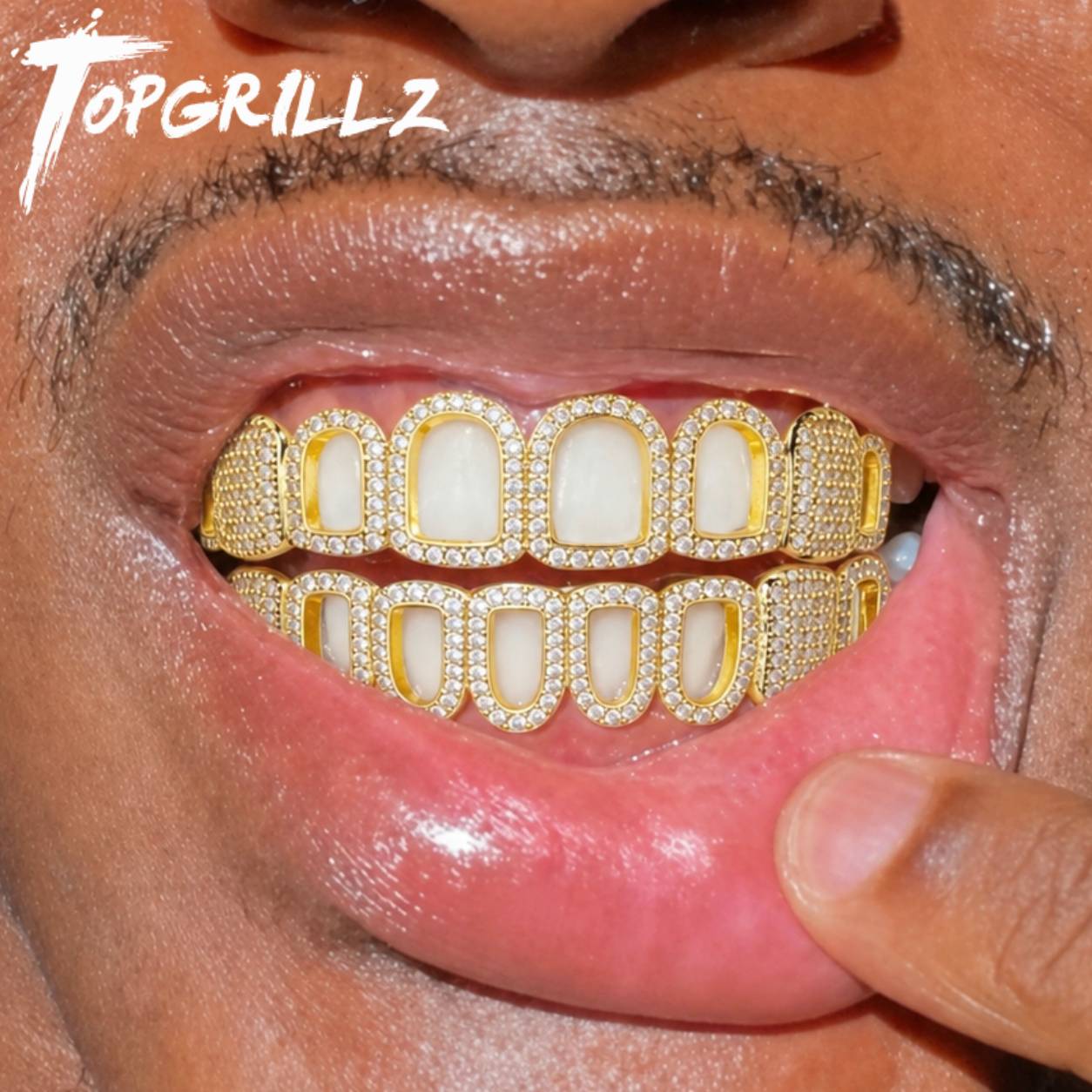 TOPGRILLZ Hollow Window Grillz – Body Jewelry Gold Plated recenzja i cena