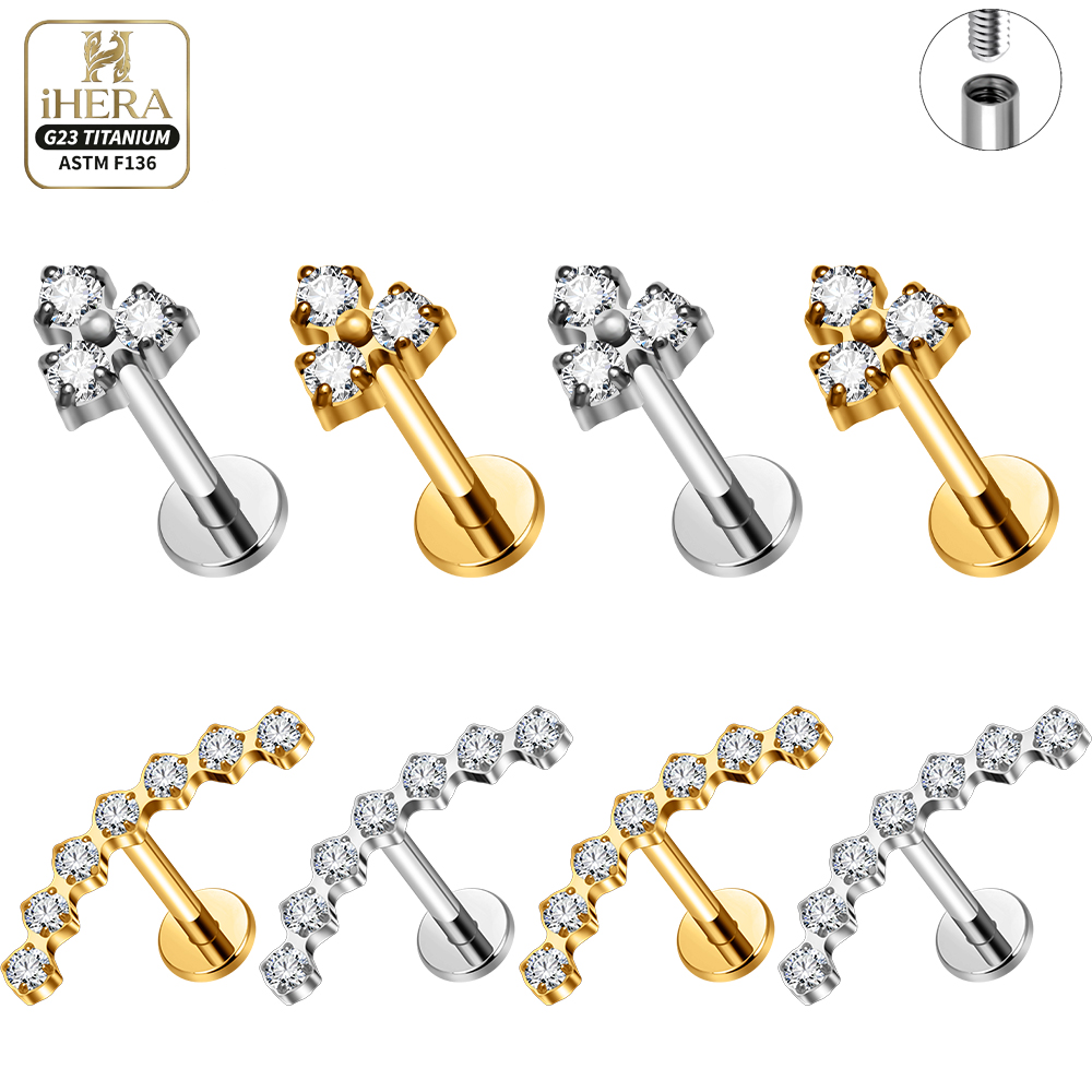 Hurtowy zestaw kolczyków do pi – Flat Back Labret Stud recenzja i cena