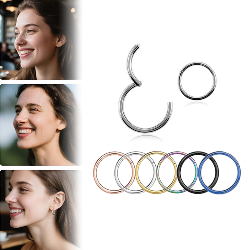 Kolczyk typu clicker ze stali  – Body Jewelry And Earrings recenzja i cena
