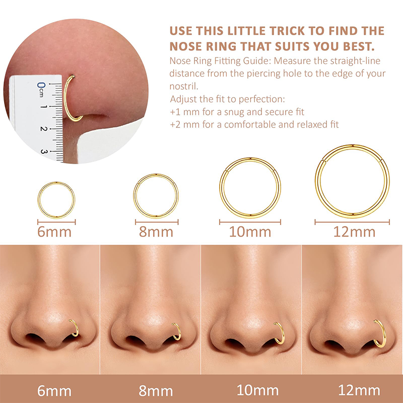 Kolczyk typu clicker ze stali  – Body Jewelry And Earrings recenzja i cena