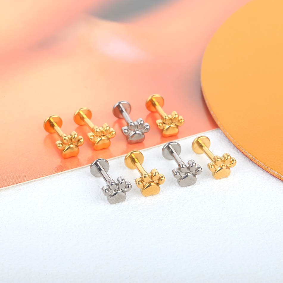 1 szt. Tytanowe kolczyki ze sz – Body Jewelry Implant Grade Titanium recenzja i cena