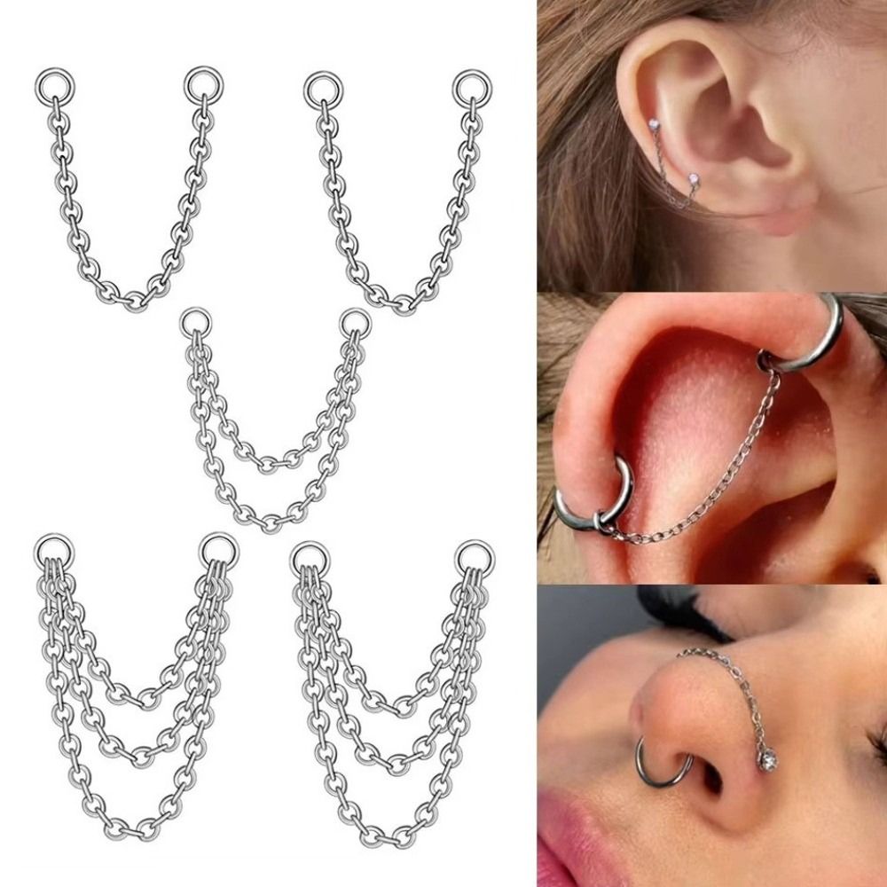 Modny tytanowy łańcuszek do no – Body Jewelry And Piercing recenzja i cena