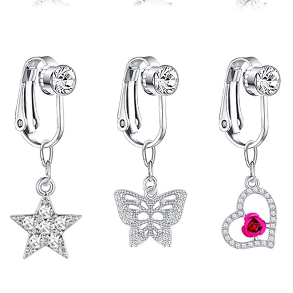 Klipsy w kształcie motyla, kol – Body Jewelry And Piercing recenzja i cena