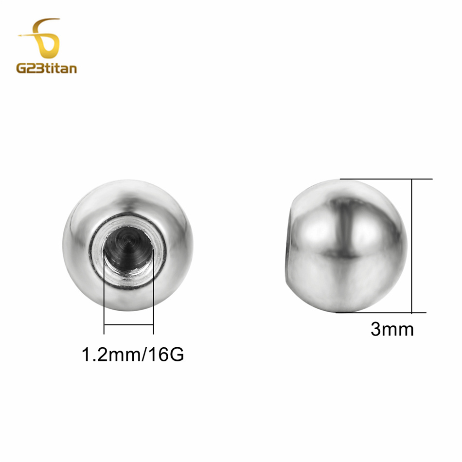 10 szt. kul z tytanu G23 o śre – Body Jewelry Labret recenzja i cena