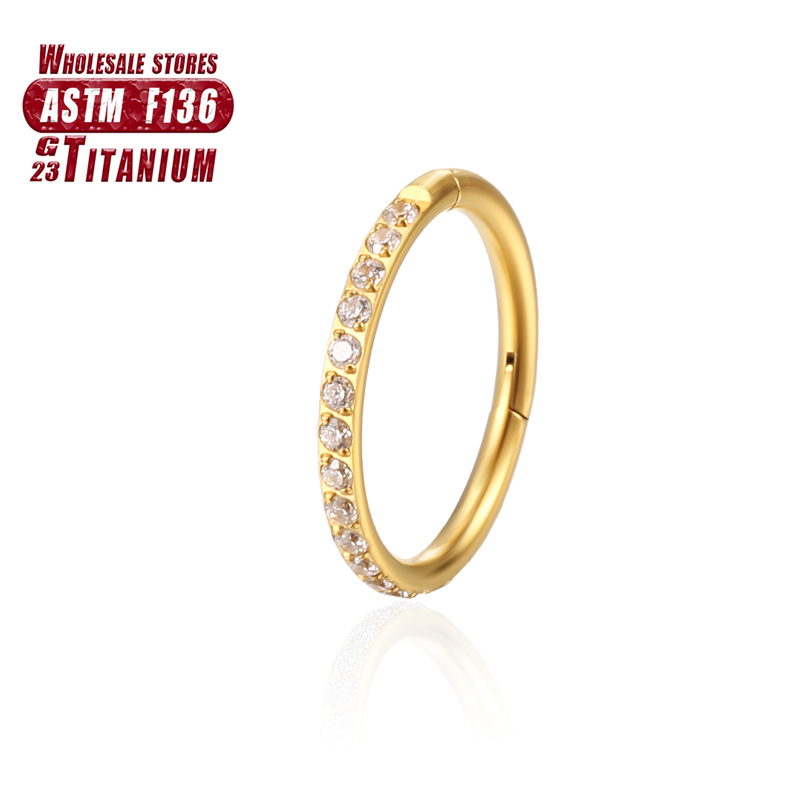 F136 tytanowy kolczyk w nosie  – Body Jewelry Implant Grade Titanium recenzja i cena