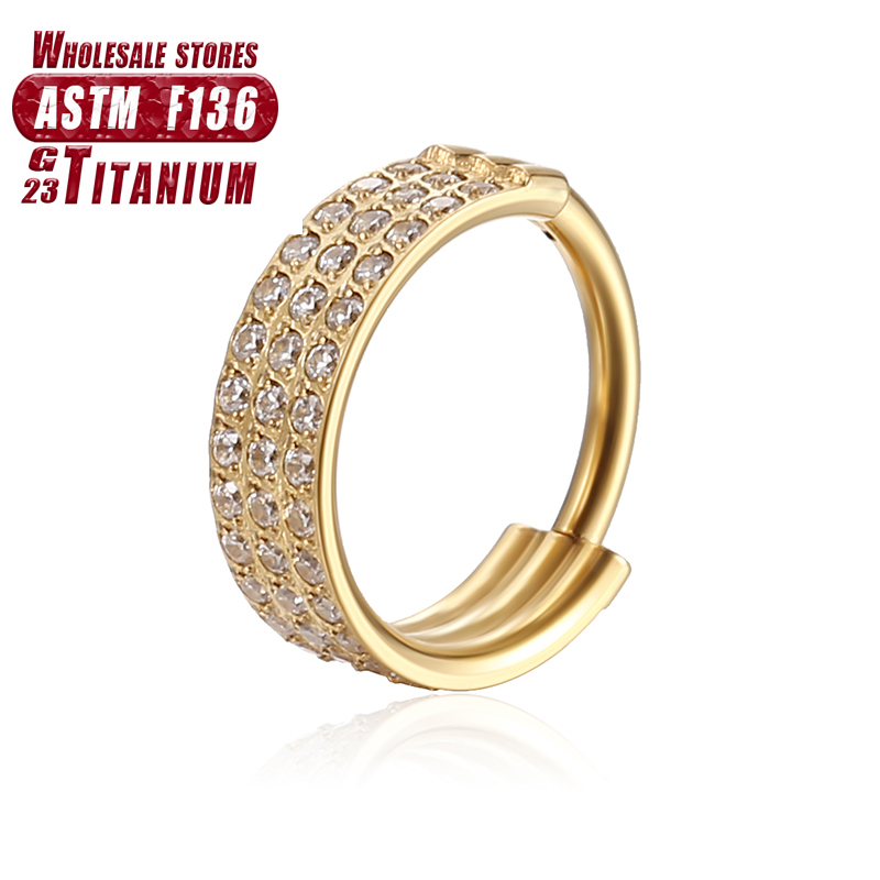 F136 tytanowy kolczyk w nosie  – Body Jewelry Implant Grade Titanium recenzja i cena