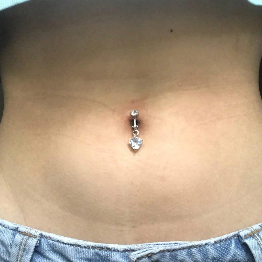 Złoty sztuczny piercing brzuch – Body Jewelry And Piercing recenzja i cena