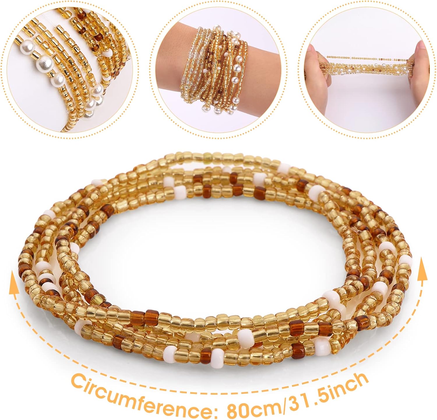 Koraliki na talię dla kobiet,  – Body Jewellery recenzja i cena