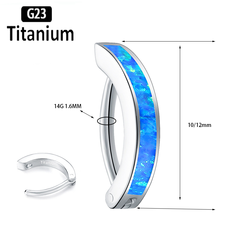 1 SZT. 14G Tytanowy Pierścień  – Body Jewelry Implant Grade Titanium recenzja i cena