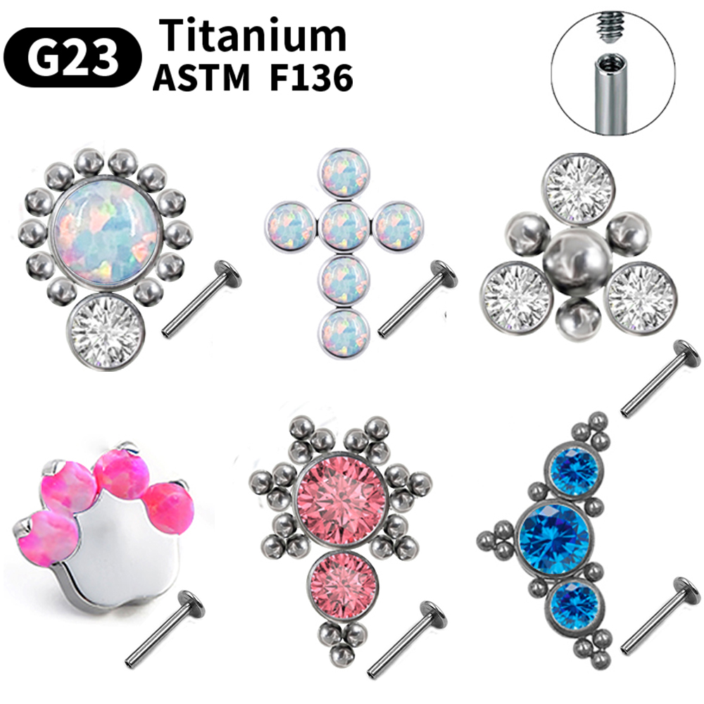 Kolczyki sztyfty z tytanu G23  – Body Jewelry Labret recenzja i cena