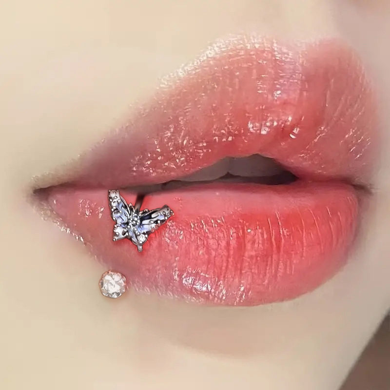 Kolczyk do ust z tytanu ASTM F – Body Jewelry Labret recenzja i cena