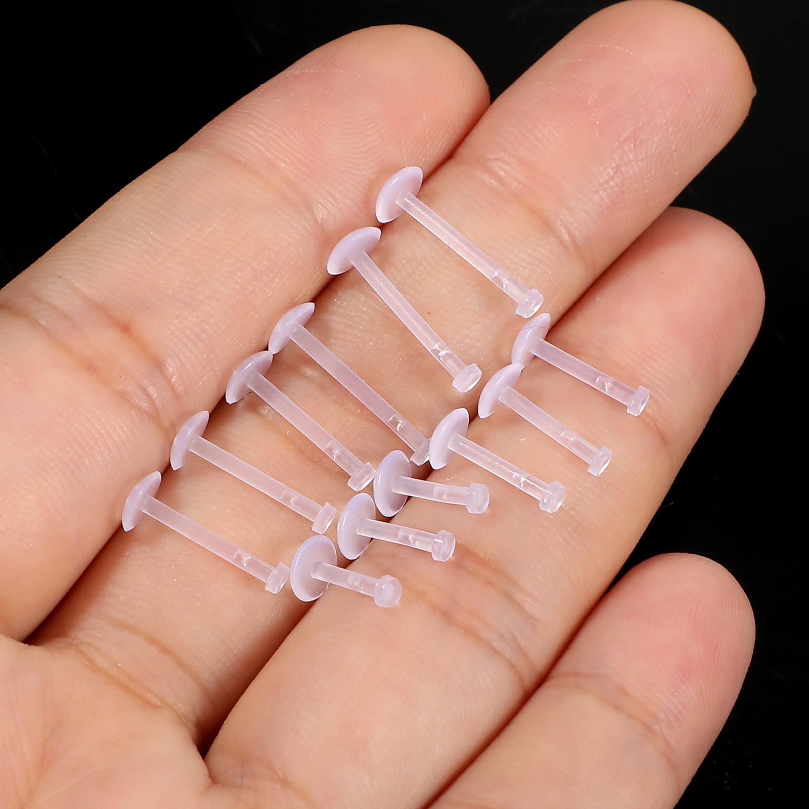 12 sztuk płaskich pleców przez – Flat Back Labret Stud recenzja i cena