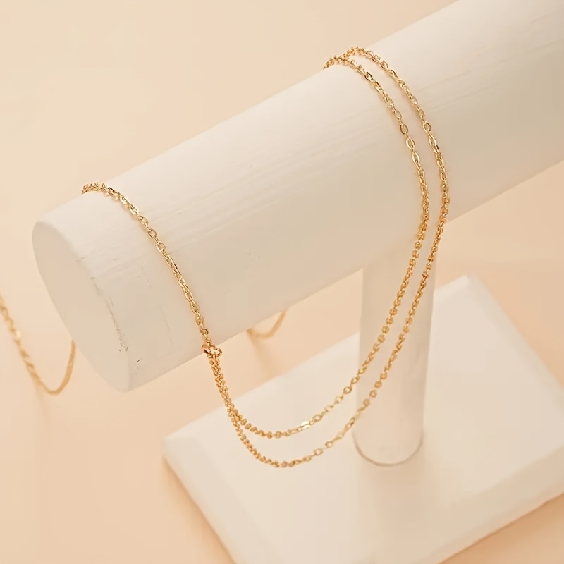 Dwustronny złoty metalowy łańc – Body Jewellery recenzja i cena