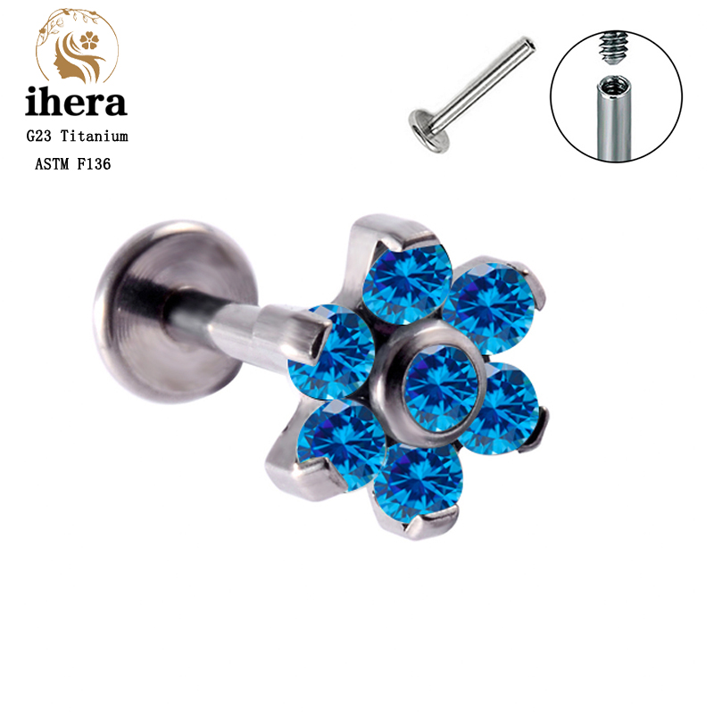 Kolczyki sztyfty z tytanu G23  – Body Jewelry Labret recenzja i cena