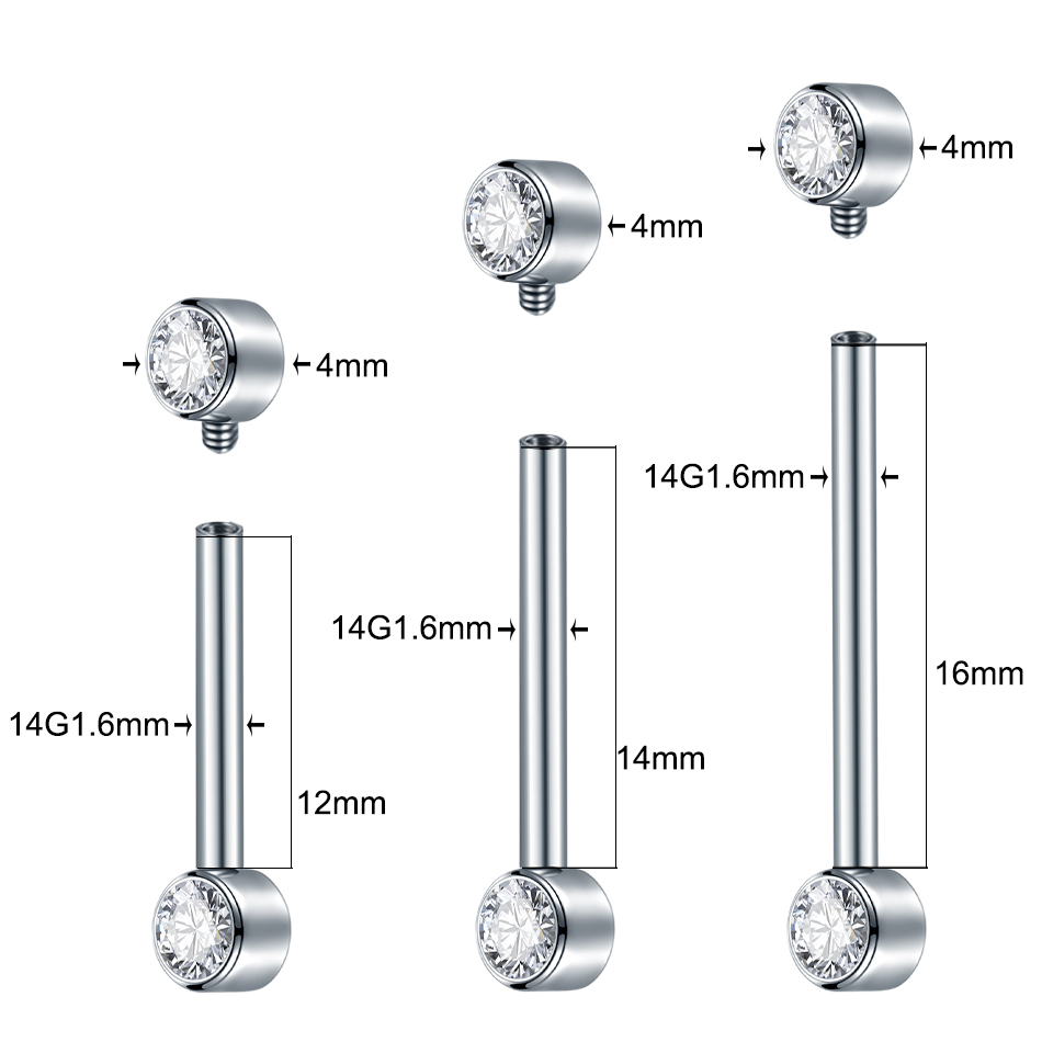 1/5 sztuk implant klasy tytano – Body Jewelry Implant Grade Titanium recenzja i cena