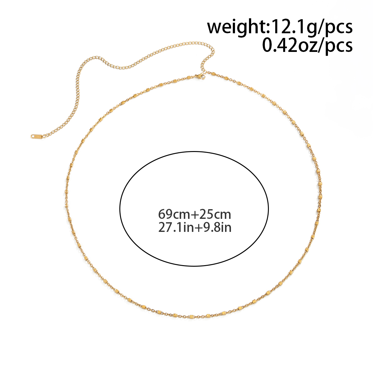 PuRui Nowy Wodoodporny Łańcusz – Body Jewelry Gold Plated recenzja i cena