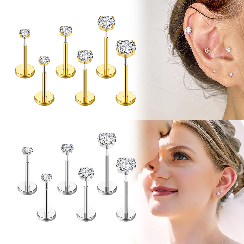 Kolczyki do nosa, przegrody no – Body Jewelry Labret recenzja i cena